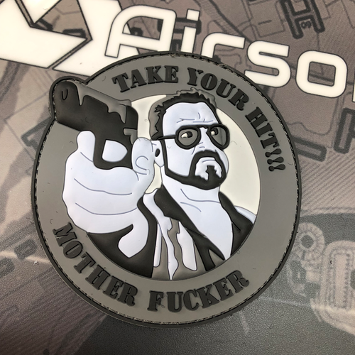 "Take your hit" - 3D Rubber Patch